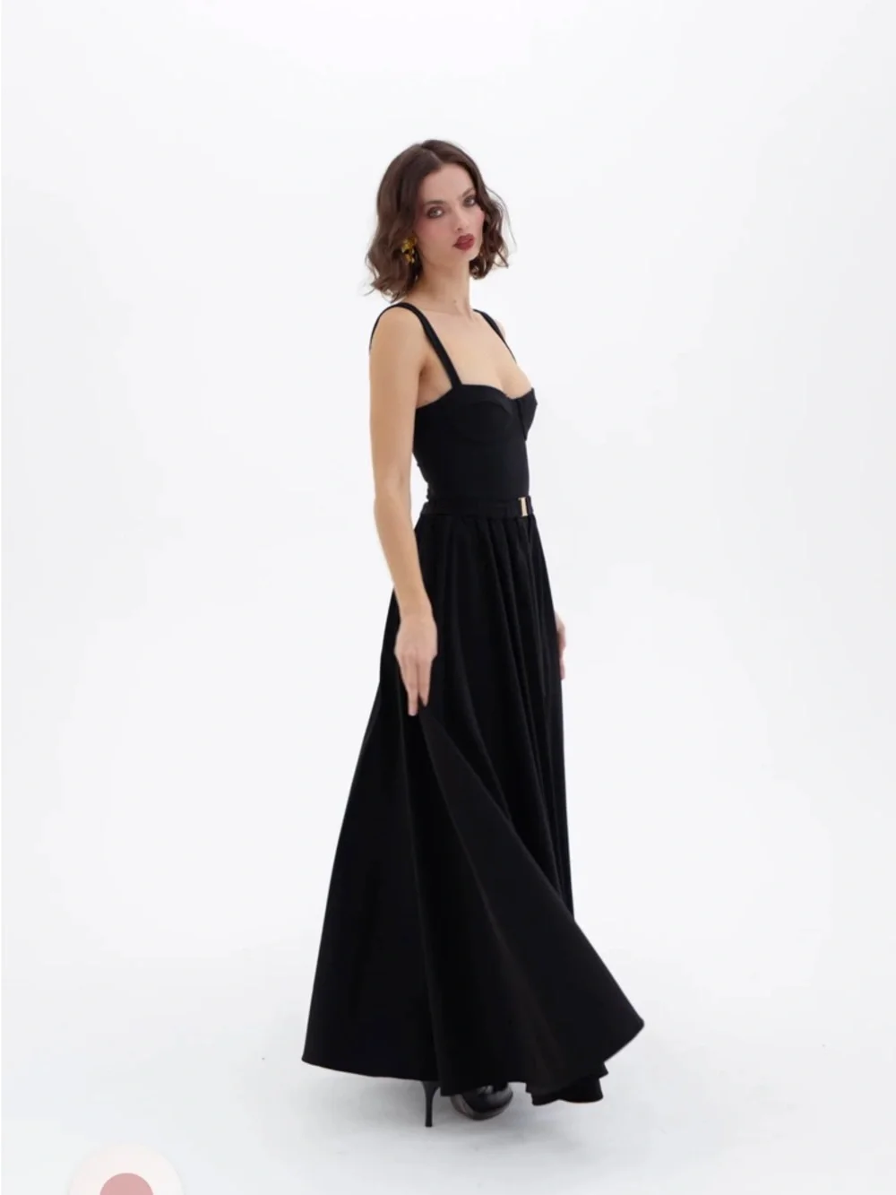 Selkie two piece black dress/ skirt - Picture 7 of 9